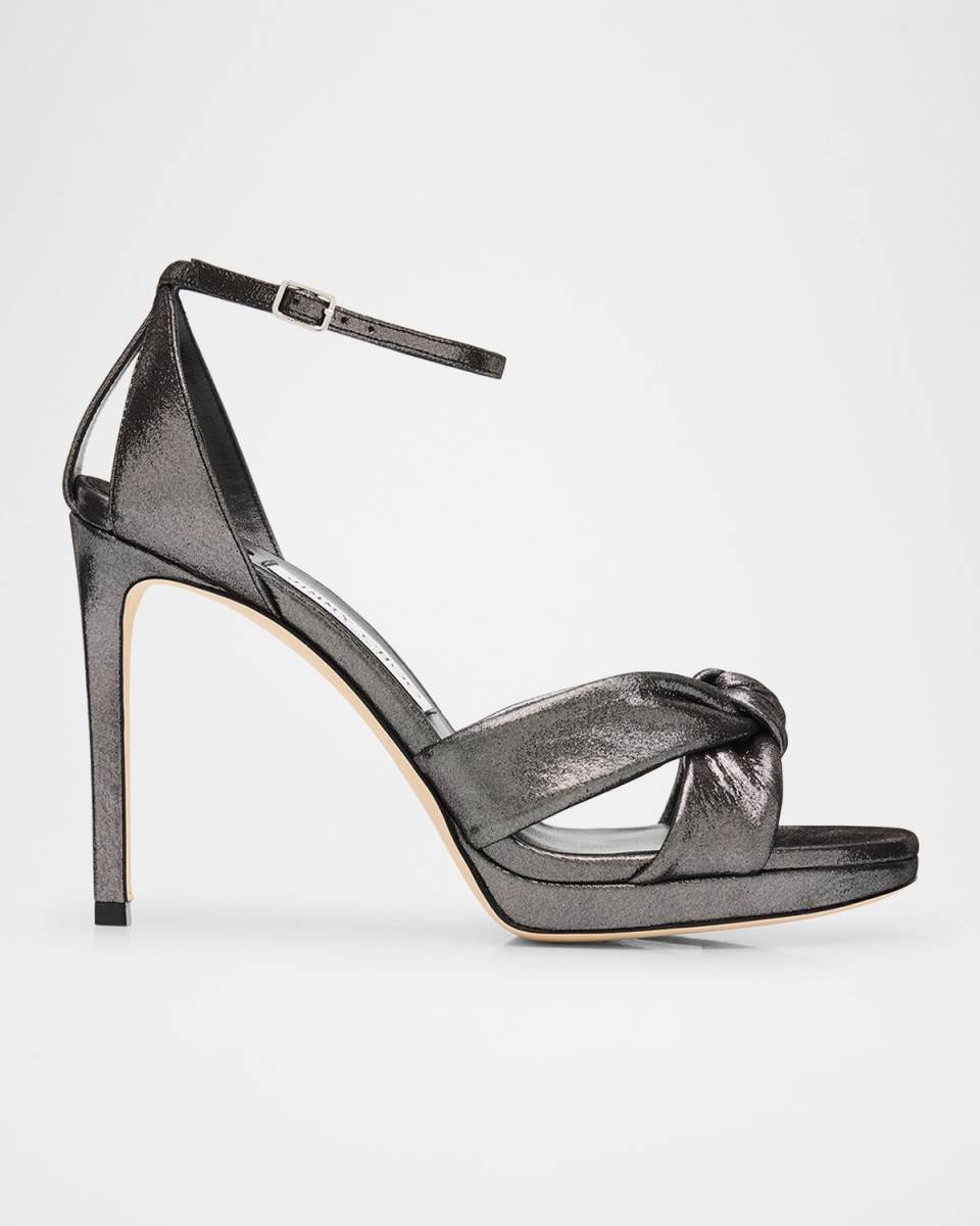 Rosie 100 Shimmer Suede Sandals
